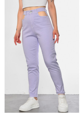 Джинси жіночі бузкового кольору 639 184142C