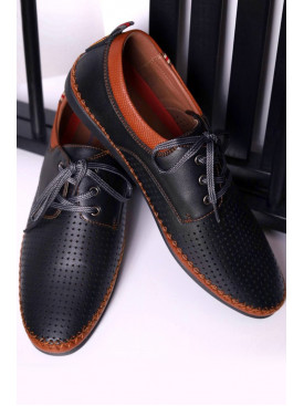 Туфлі чоловічі чорного кольору 2001-1 184456C