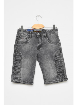 Шорти чоловічі джинсові сірого кольору 7041 184764C Шорти чоловічі джинсові сірого кольору 7041 184764C