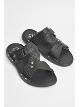 Шльопанці чоловічі чорного кольору Уцінка 8260-13 184801C Шльопанці чоловічі чорного кольору Уцінка 8260-13 184801C
