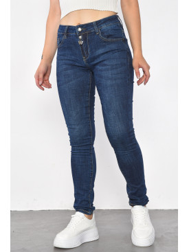 Джинсы женские синего цвета 8065 185398C