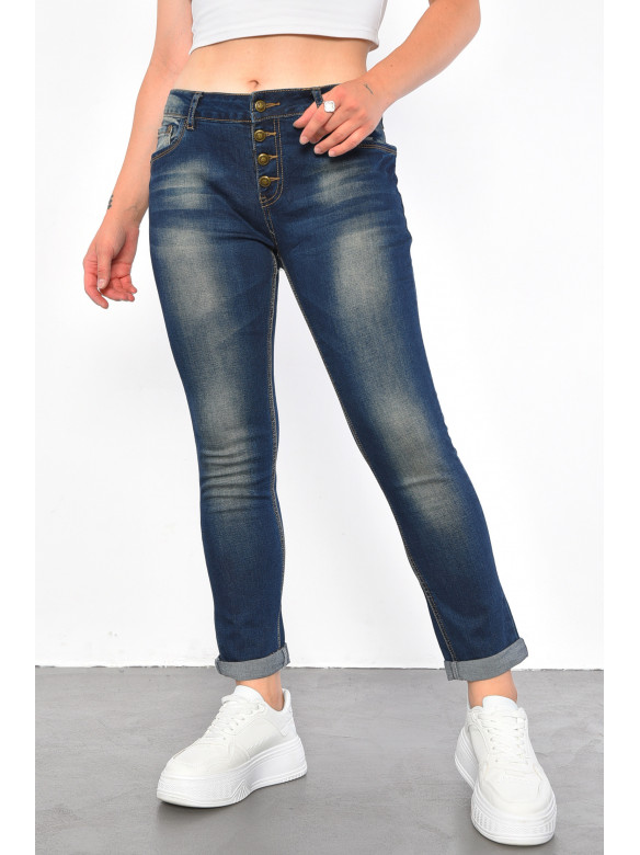 Джинсы женские синего цвета 8581 185438C