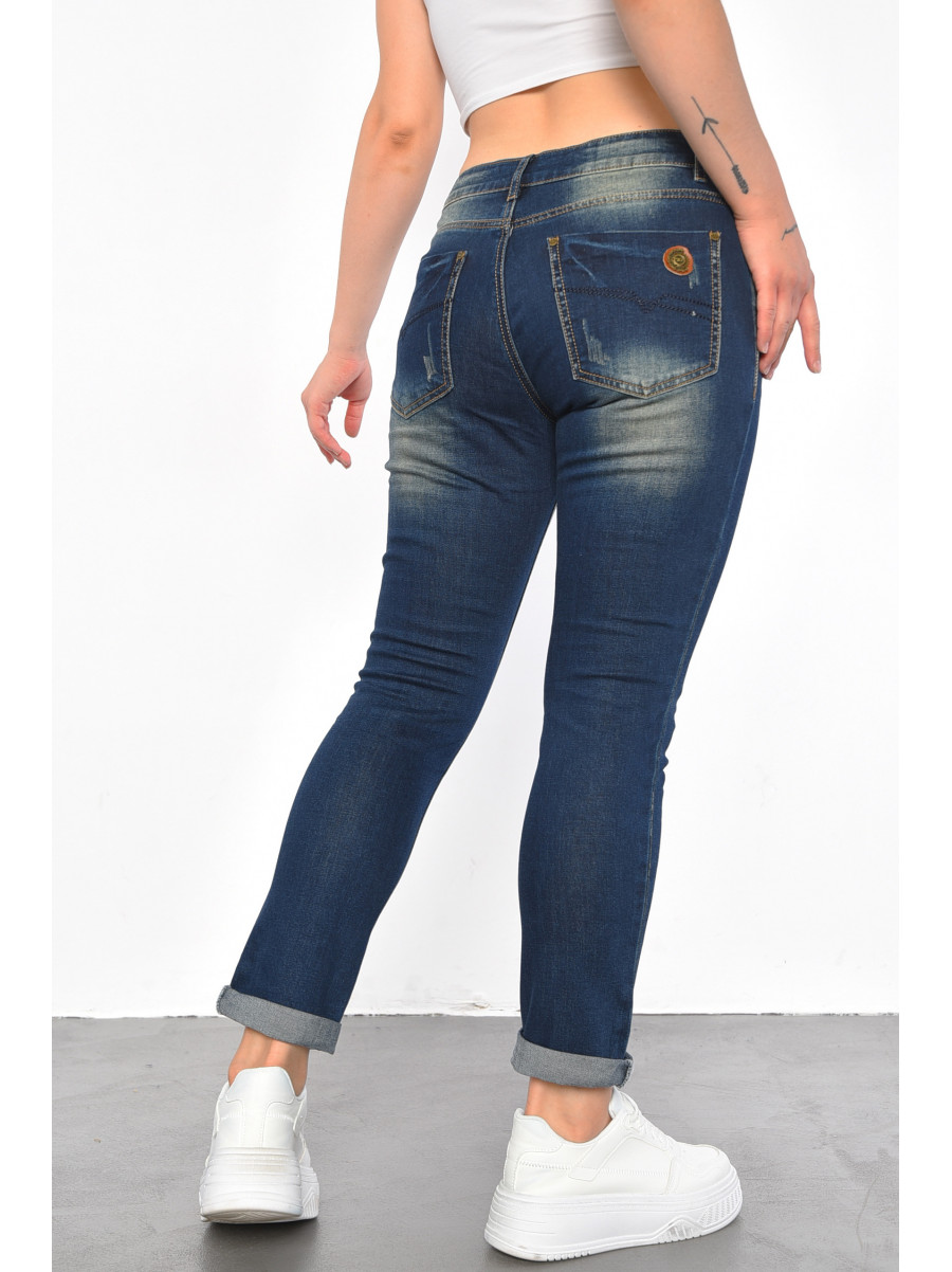 Джинсы женские синего цвета 8581 185438C