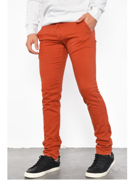 Брюки мужские терракотового цвета 185804C