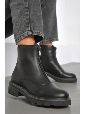 Черевики жіночі демісезонні чорного кольору 3006-2 187528C