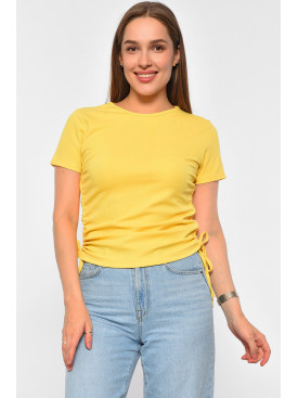 Футболка женская желтого цвета 188349C