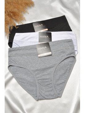 Набір жіночих трусів напівбатальних 3 штуки 70096 188563C