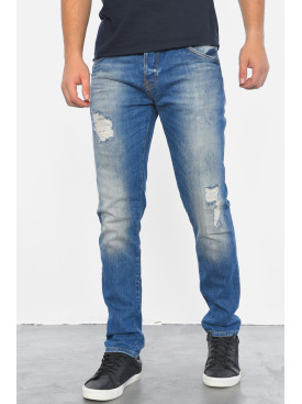 Джинсы мужские синего цвета 3980 188758C Джинсы мужские синего цвета 3980 188758C