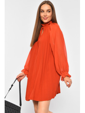 Платье женское терракотового цвета 188797C Платье женское терракотового цвета 188797C