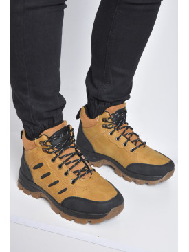 Ботинки мужские зимние горчичного цвета YB10035-4 188920C