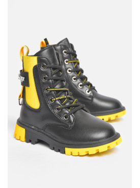 Черевики дитячі демісезонні чорного кольору 220-2 189281C