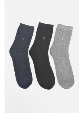 Набір шкарпеток чоловічих махрових 3 штуки 707-7 189380C Набір шкарпеток чоловічих махрових 3 штуки 707-7 189380C