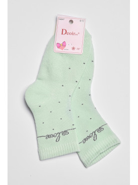 Носки детские для девочки мятного цвета 4047 189445C