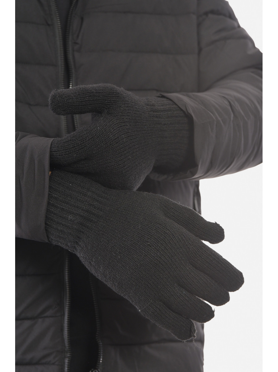 Перчатки мужские акриловые утепленные черного цвета L-329 189480C