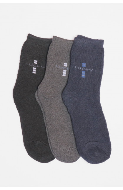 Набор носков мужских махровых 3 штуки 887 190057C