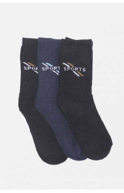 Набор носков мужских махровых 3 штуки 772 190332C Набор носков мужских махровых 3 штуки 772 190332C