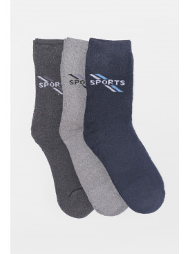 Набор носков мужских махровых 3 штуки 772 190336C Набор носков мужских махровых 3 штуки 772 190336C