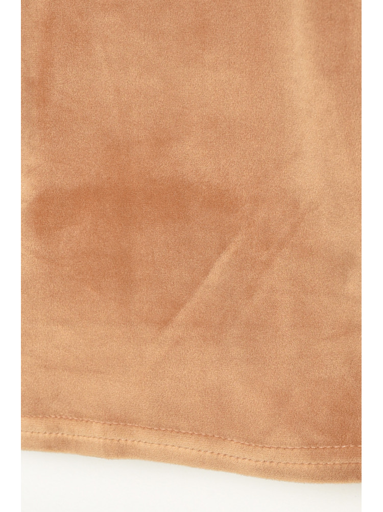 Піжама дитяча велюрова бежевого кольору 191495C