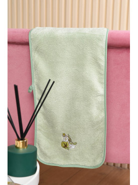 Рушник кухонний мікрофібра м'ятного кольору розмір 25*50 см 80154 191862C