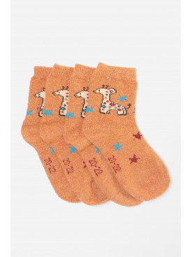 Носки детские шерстяные для девочки 2 штуки 192181C