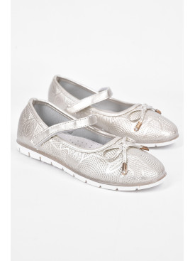 Балетки для девочки золотистого цвета 192516C Балетки для девочки золотистого цвета 192516C