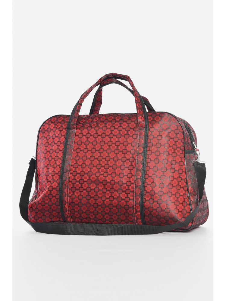 Сумка дорожная унисекс бордового цвета 192809C