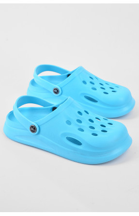 Кроксы женские бирюзового цвета 201 193325C