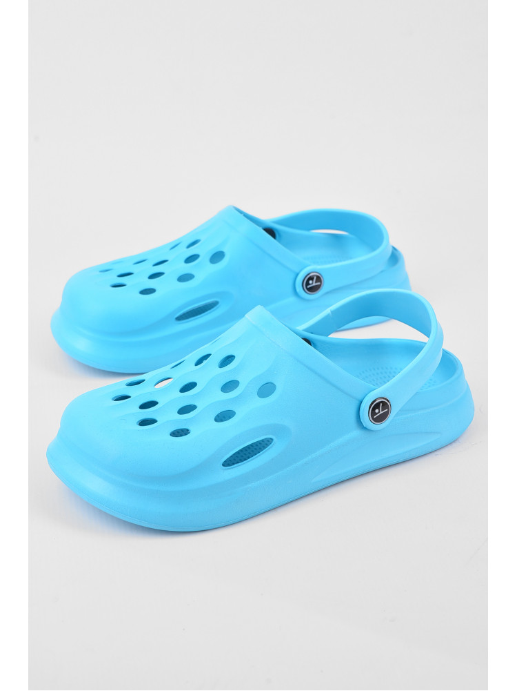 Кроксы женские бирюзового цвета 201 193325C