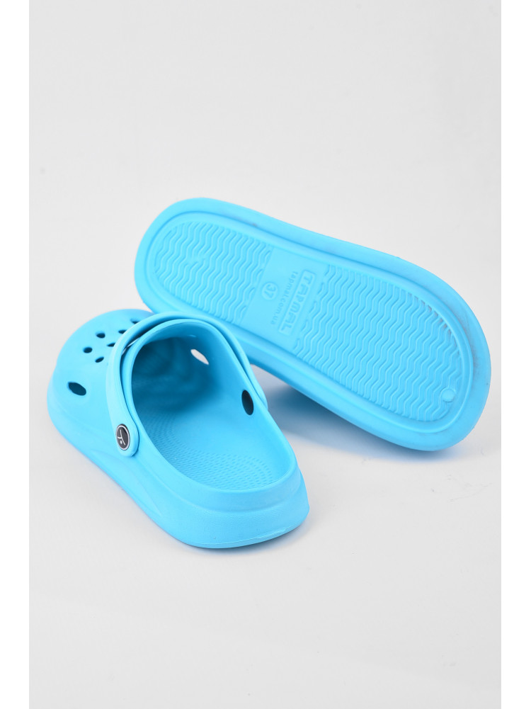 Кроксы женские бирюзового цвета 201 193325C