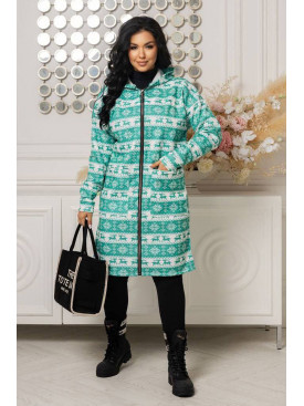 Кардиган женский зеленого цвета 7652 193519C