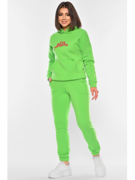 Спортивний костюм жіночий зеленого кольору 193902C Спортивний костюм жіночий зеленого кольору 193902C