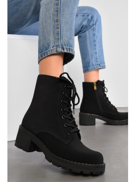 Черевики жіночі демісезонні чорного кольору 8-1999 193986C