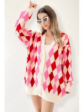 Кардиган женский белого цвета 194424C