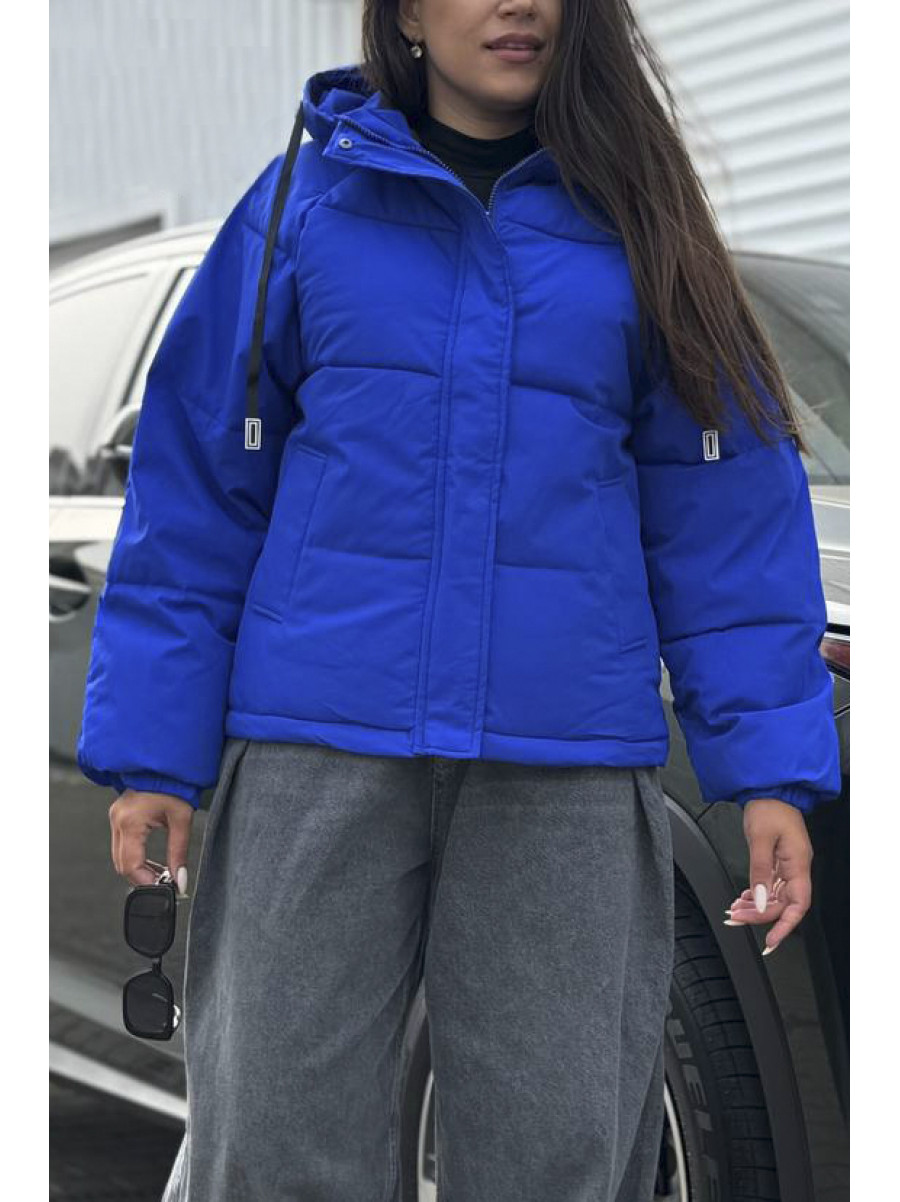 Куртка женская демисезонная синего цвета 827 194653C