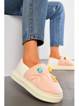 Тапочки домашние женские розового цвета 2928-4 194782C