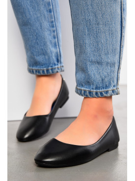 Балетки жіночі чорного кольору 18-56609 194992C