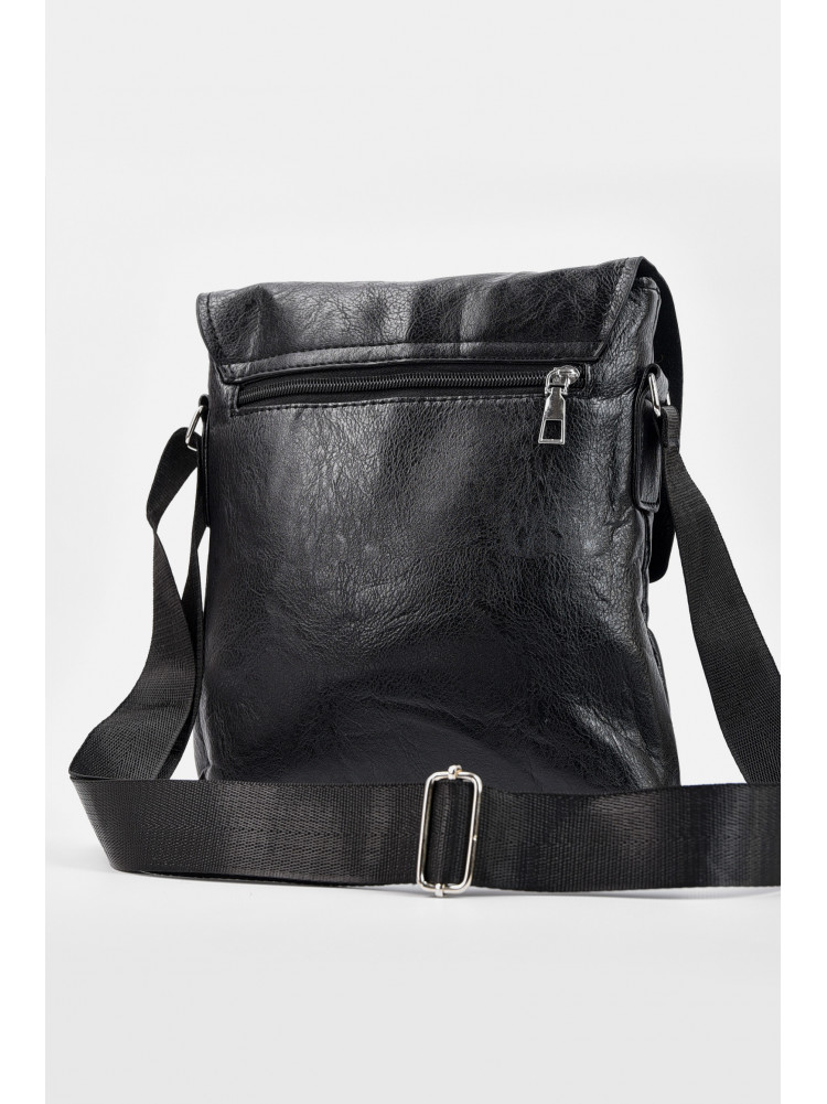 Сумка мужская через плечо из экокожи  черного цвета 2707-2 195750C