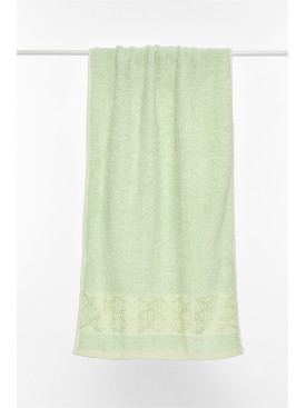 Рушник для обличчя махровий м'ятного кольору 550-184 196453C
