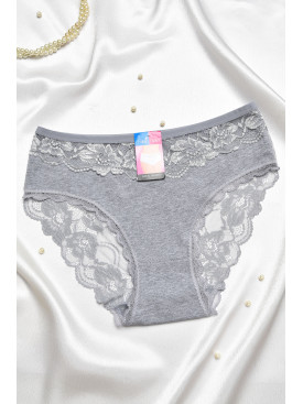 Труси жіночі напівбатальні сірого кольору F6470 197039C Труси жіночі напівбатальні сірого кольору F6470 197039C