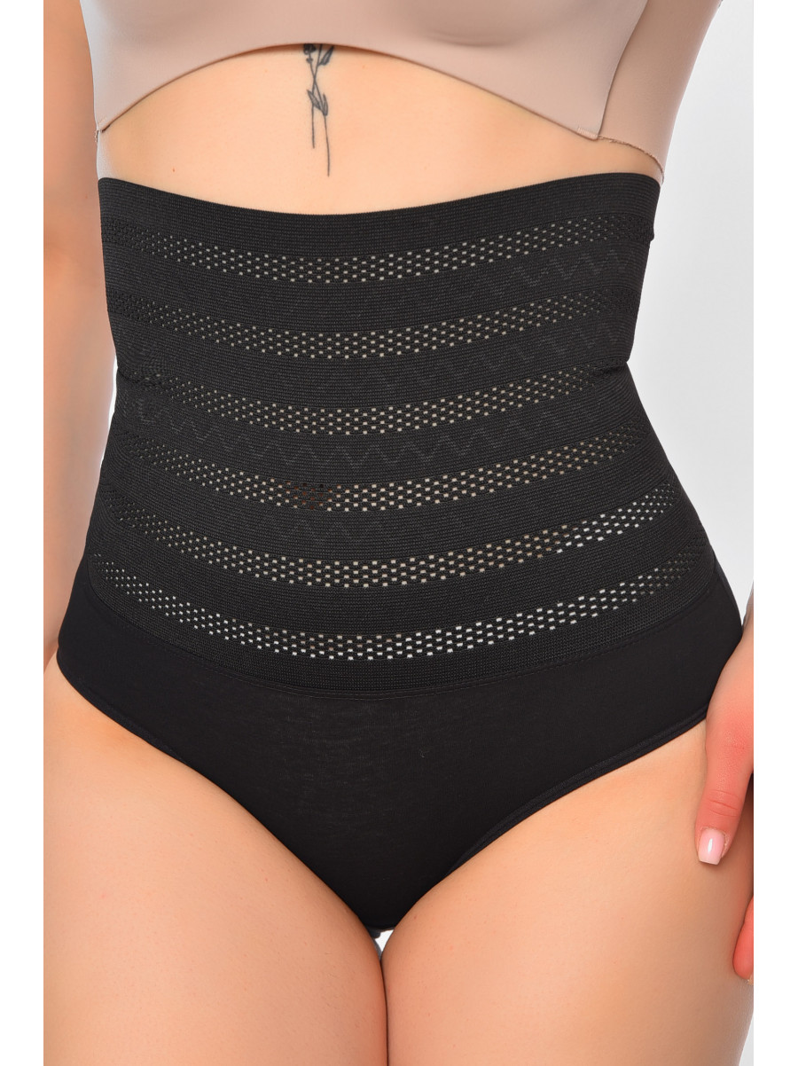 Труси з утяжкою жіночі напівбатальні чорного кольору 6649 197059C