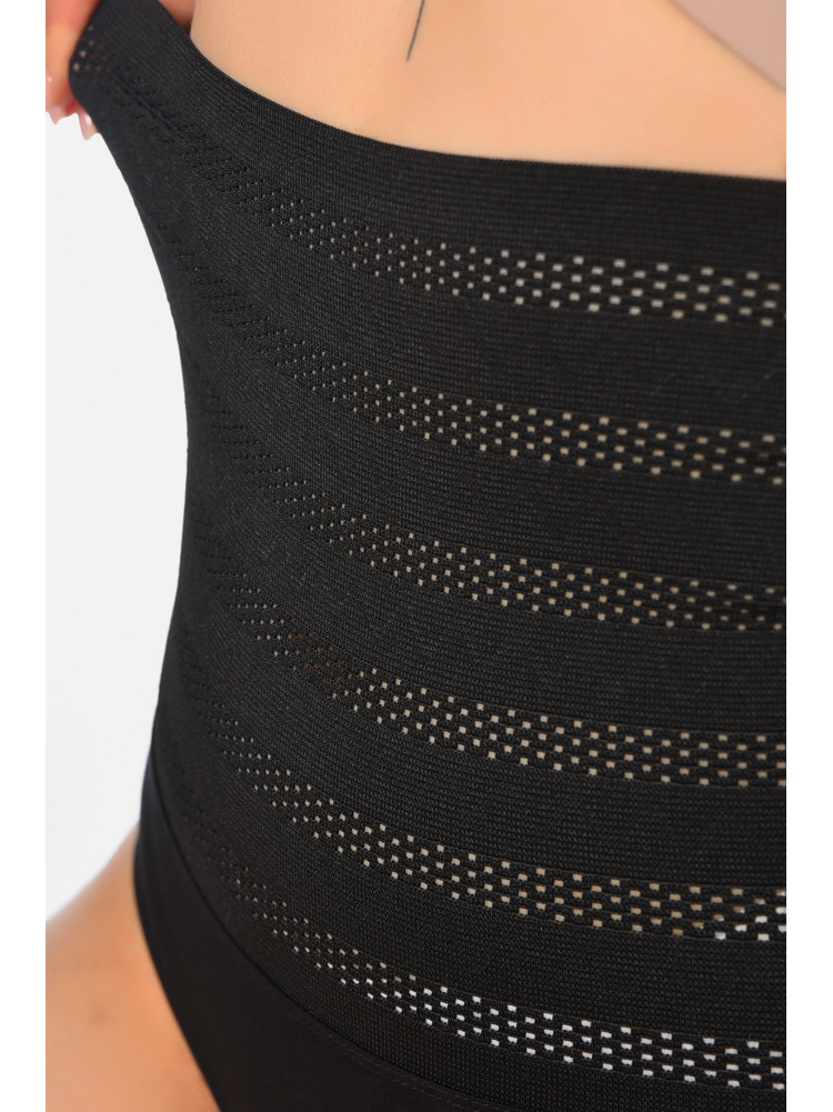 Труси з утяжкою жіночі напівбатальні чорного кольору 6649 197059C