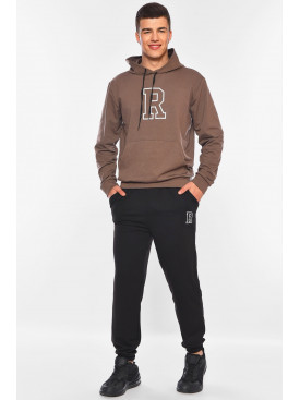 Спортивний костюм чоловічого коричневого кольору 197674C Спортивний костюм чоловічого коричневого кольору 197674C