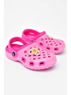 Крокси дитячі для дівчинки рожевого кольору 6147-1 197839C