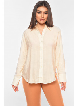 Сорочка жіноча молочного кольору 2629 198001C Сорочка жіноча молочного кольору 2629 198001C