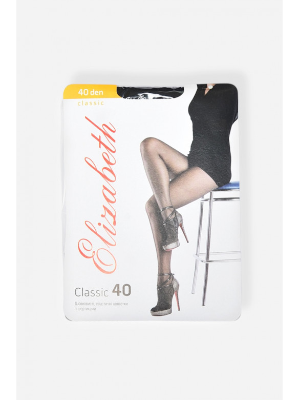 Колготы женские 40 ДЕН черного цвета 198705C