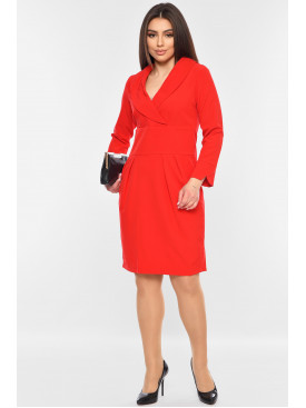 Сукня жіноча червоного кольору 199201C Сукня жіноча червоного кольору 199201C