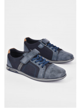 Туфли детские для мальчика темно-синего цвета С-Т56-98-С 199424C Туфли детские для мальчика темно-синего цвета С-Т56-98-С 199424C