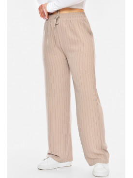 Штаны женские бежевого цвета с принтом 9812-1 199975C Штаны женские бежевого цвета с принтом 9812-1 199975C