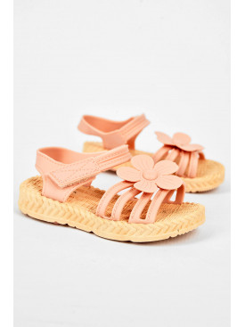 Босоніжки дитячі силіконові пудрового кольору А5800 199979C Босоніжки дитячі силіконові пудрового кольору А5800 199979C