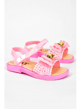 Босоніжки дитячі для дівчинки світло-рожевого кольору А3628 200073C Босоніжки дитячі для дівчинки світло-рожевого кольору А3628 200073C